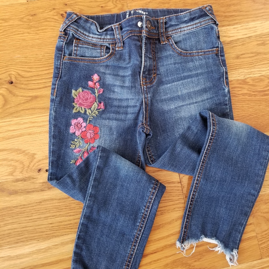 Embroidered Jeans